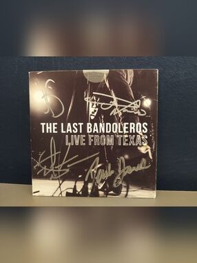 The Last Bandoleros Live From Texas CD Autographed signed spanish Latin music